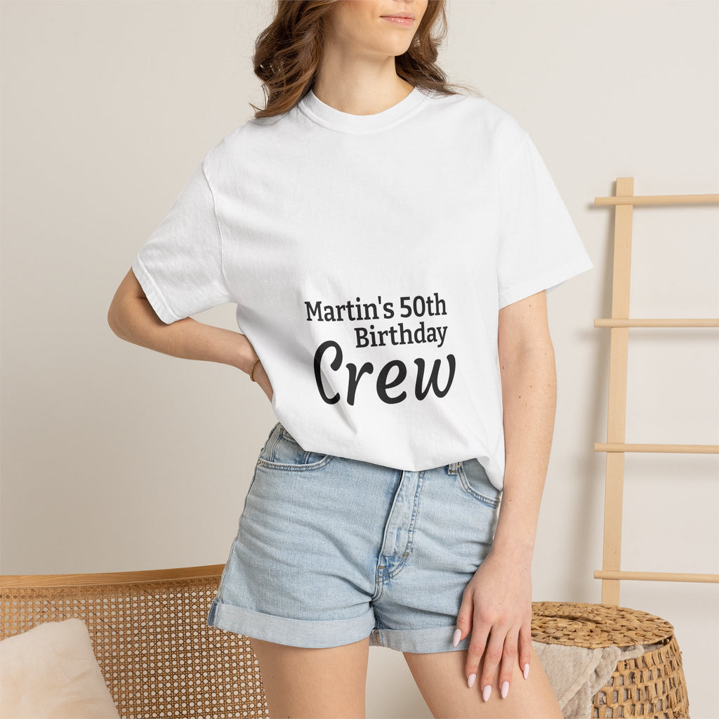 Unisex Garment-Dyed T-shirt- Birthday Crew