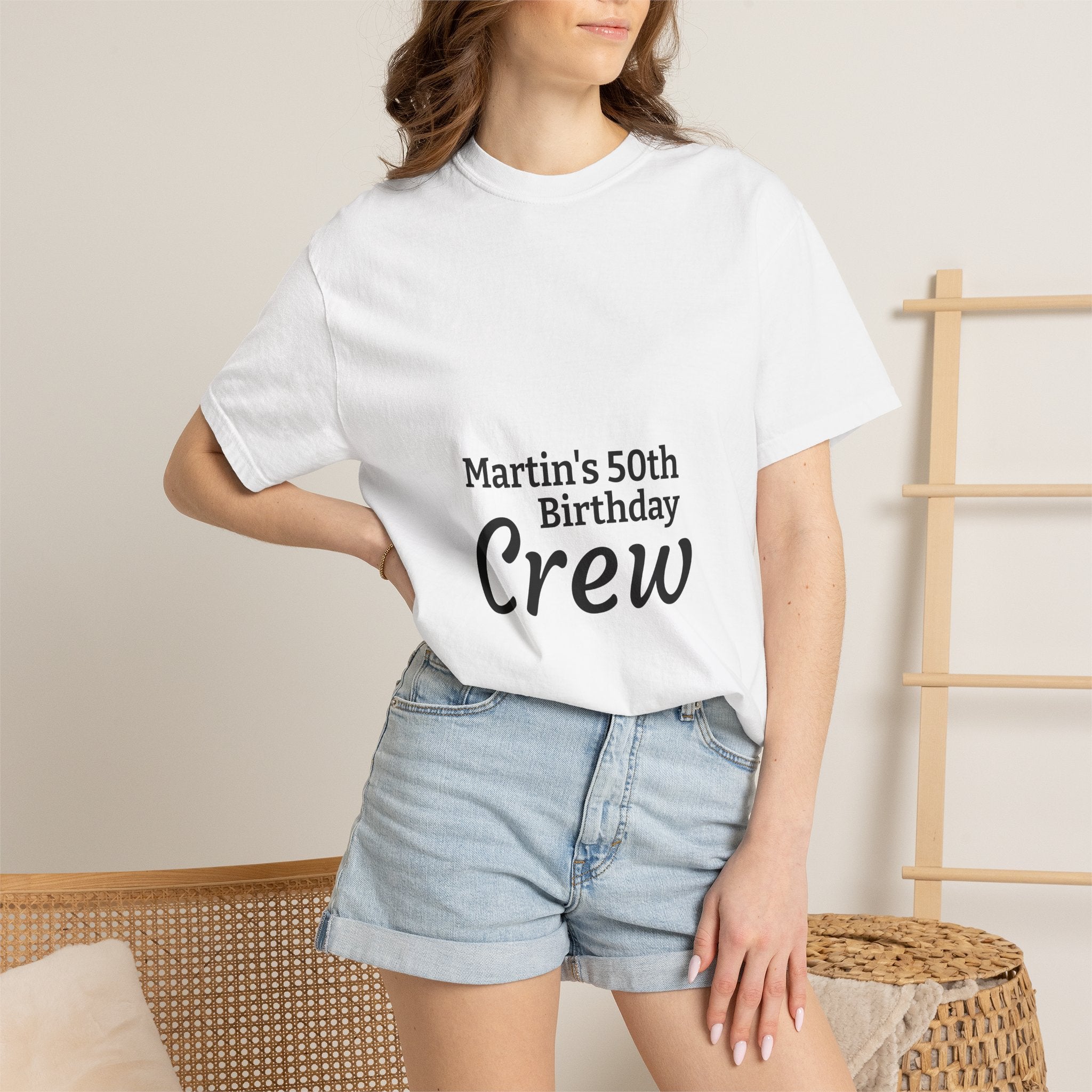 Unisex Garment-Dyed T-shirt- Birthday Crew