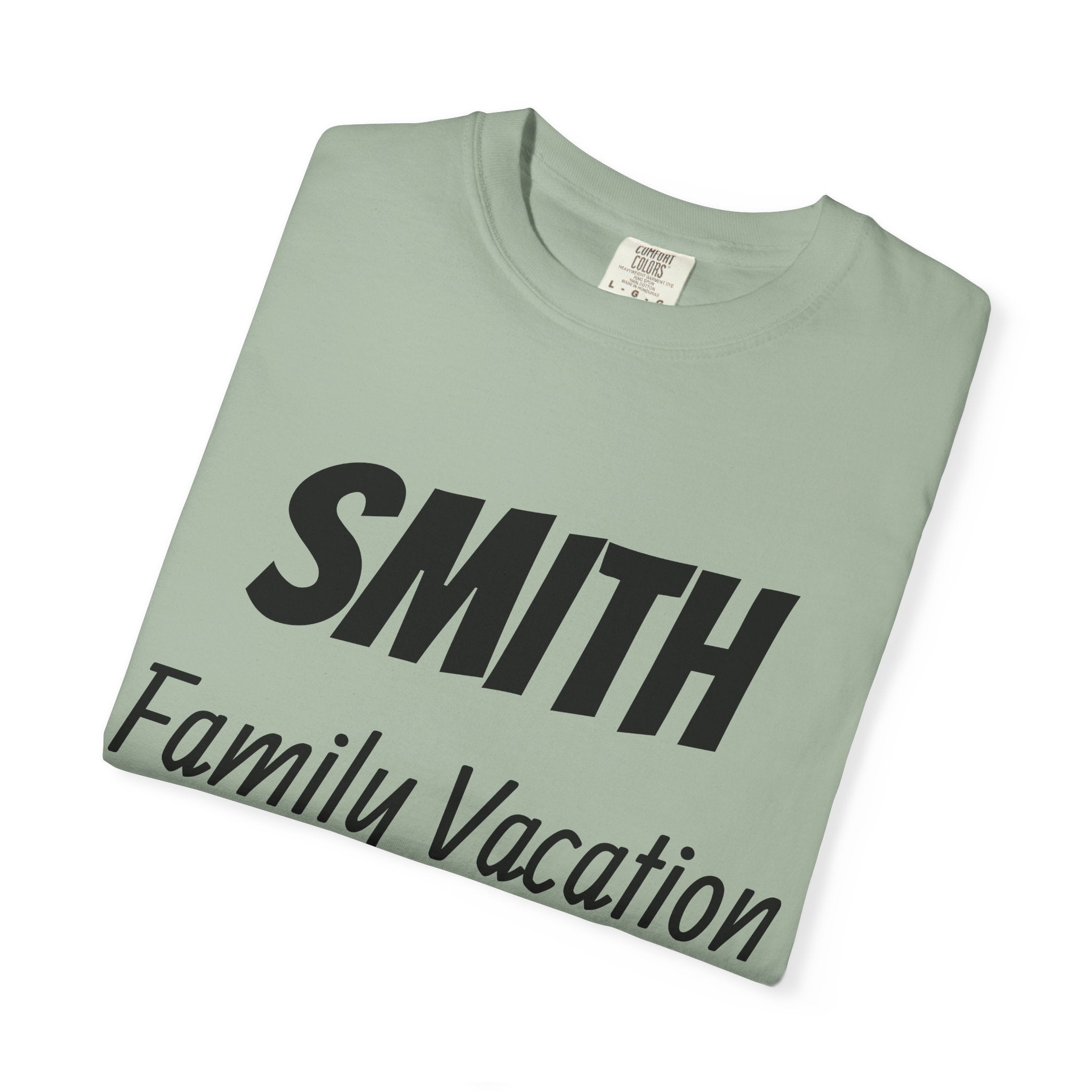 Unisex Garment-Dyed T-shirt - Vacation Personalize Year Place and Name