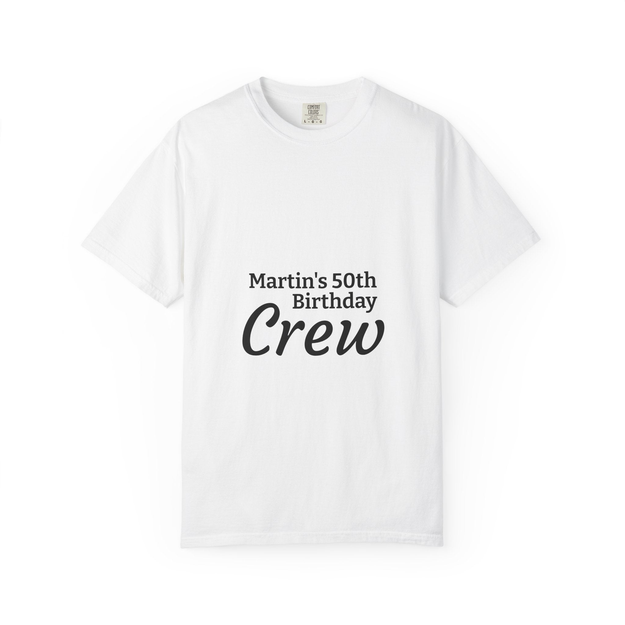 Unisex Garment-Dyed T-shirt- Birthday Crew